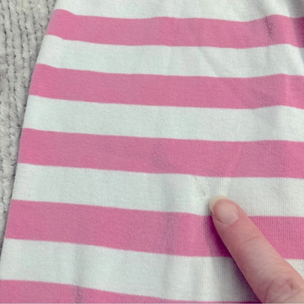 Gymboree Pink Bunny Pajama Set Size 8 Long Sleeve Striped‎ Cotton PJs